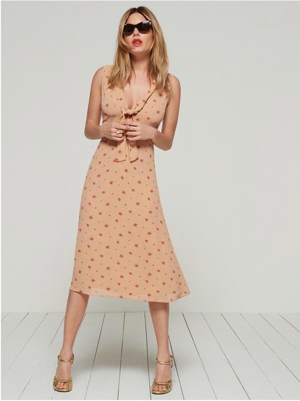 NWT Reformation US2 Ashton Midi Dress - Tulane